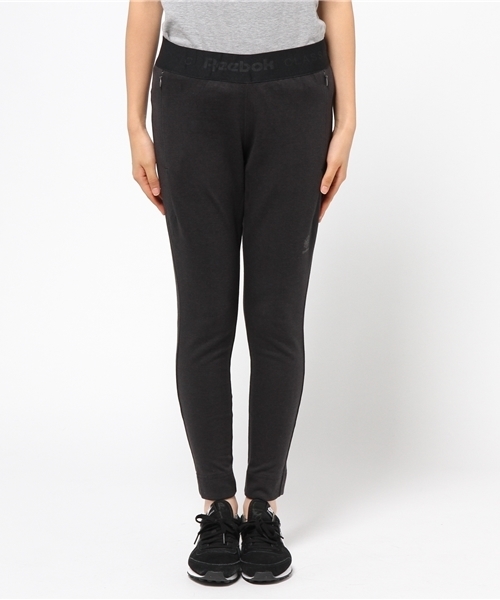 Reebok（リーボック）の「ウィメンズ リーボック スキニー スウェットパンツ Reebok WMNS 90 TREND SWEAT PANT AA3917/AA8661（その他パンツ・レディース・ブラック/ダークグレー・MEDIUM/SMALL）」の3枚目の写真