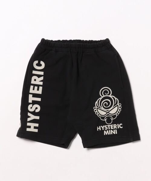 HYSTERIC MINI(ヒステリックミニ)の「Hystericmini MINI FACE スーパーストレッチ 裏毛ショートパンツ(その他パンツ・キッズ・レッド/ブラック/ライトグレー/ライトグリーン・105)」の2枚目の写真