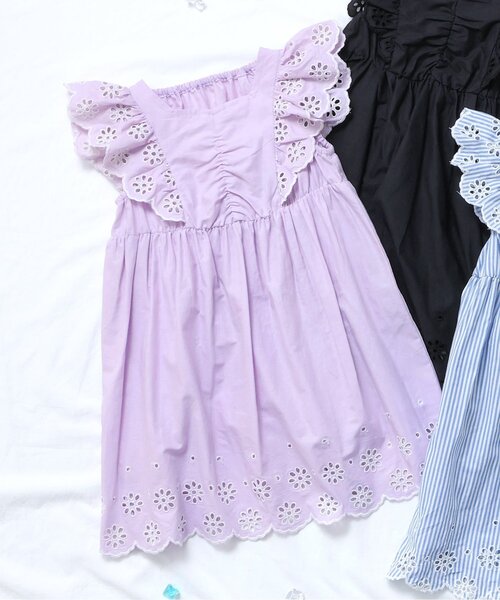 【美品】apres les cours ワンピースほか、3点セット　120 セール】3柄肩リボンワンピース（ワンピース）｜apres les cours