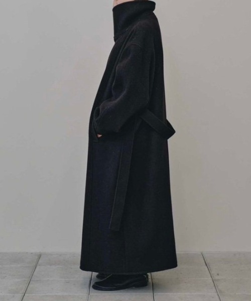 TODAYFUL Standcollar Wool Coat 38 黒 TODAYFUL（トゥデイフル）の「Standcollar Wool Coat（ステン