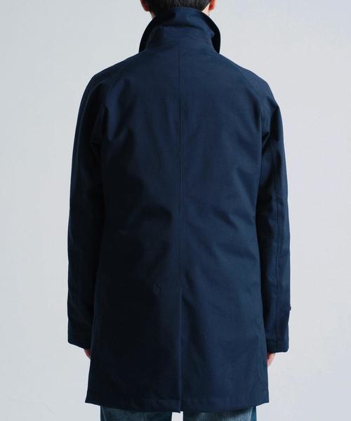 green label relaxing（グリーンレーベルリラクシング）の「□3LYR PRIMA/LNR ステンカラーコート◆（ステンカラーコート・メンズ・ベージュ/ネイビー・MEDIUM/LARGE/SMALL/X-LARGE）」の5枚目の写真