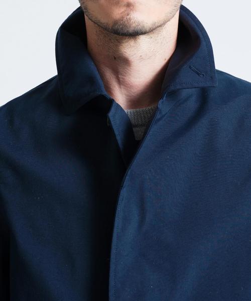 green label relaxing（グリーンレーベルリラクシング）の「□3LYR PRIMA/LNR ステンカラーコート◆（ステンカラーコート・メンズ・ベージュ/ネイビー・MEDIUM/LARGE/SMALL/X-LARGE）」の6枚目の写真