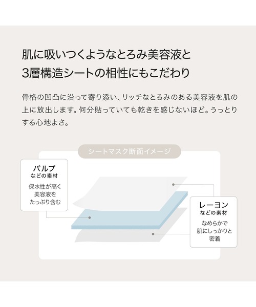 ByUR（バイユア）の「バイユア グローブースト マルチV フレッシュマスク 4枚セット（パック/フェイスマスク・レディース・グローブースト・FREE）」の11枚目の写真