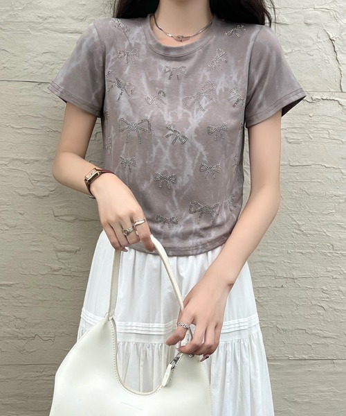 Achic(アシック)の「トップス(Tシャツ/カットソー・レディース・オフホワイト/アイボリー/ダークベージュ・M)」の13枚目の写真