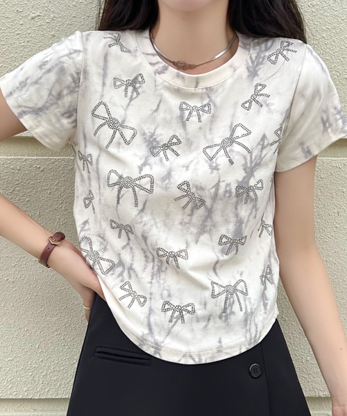 Achic(アシック)の「トップス(Tシャツ/カットソー・レディース・オフホワイト/アイボリー/ダークベージュ・M)」の17枚目の写真
