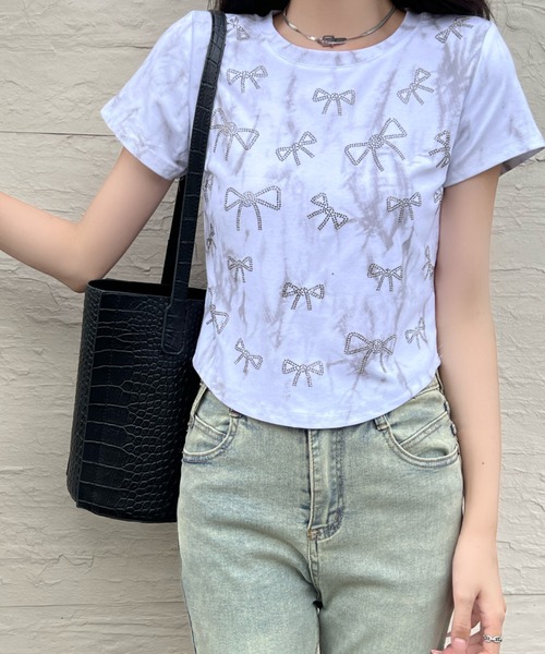 Achic(アシック)の「トップス(Tシャツ/カットソー・レディース・オフホワイト/アイボリー/ダークベージュ・M)」の18枚目の写真