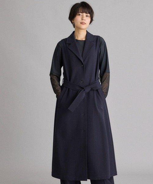 【セール】TRストレッチジレワンピース【セットアップ対応】（ワンピース）｜INED CLARO（イネドクラロ）