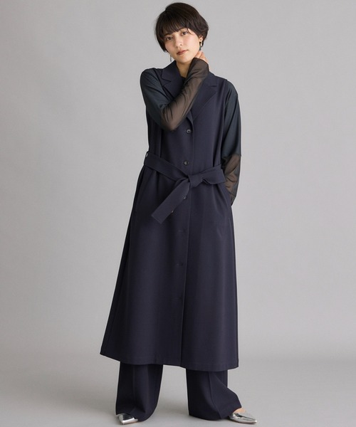 INED　ジレとパンツ 　セットアップ INED CLARO（イネドクラロ）の「TRストレッチジレワンピース