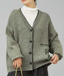 Rouge vif Anna | バックロゴニットカーディガン(カーディガン/ボレロ)