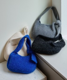 CIAOPANIC TYPY | ねじりデザインラメニットBAG(ショルダーバッグ)