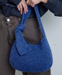 CIAOPANIC TYPY | ねじりデザインラメニットBAG(ショルダーバッグ)
