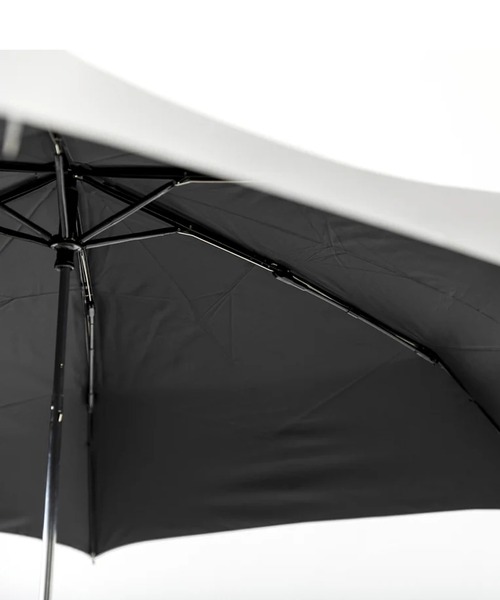 Waterfront（ウォーターフロント）の「銀行員の日傘 UVカット率99.9%以上【Waterfront】（折りたたみ傘・レディース・シルバー・F）」の5枚目の写真