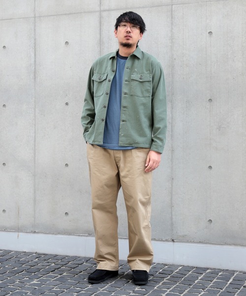 OMNIGOD（オムニゴッド）の「[OMNIGOD mens / オムニゴッド] バックサテン USファティーグシャツジャケット (used)（ミリタリージャケット・メンズ・オリーブ・2/3/4）」の17枚目の写真