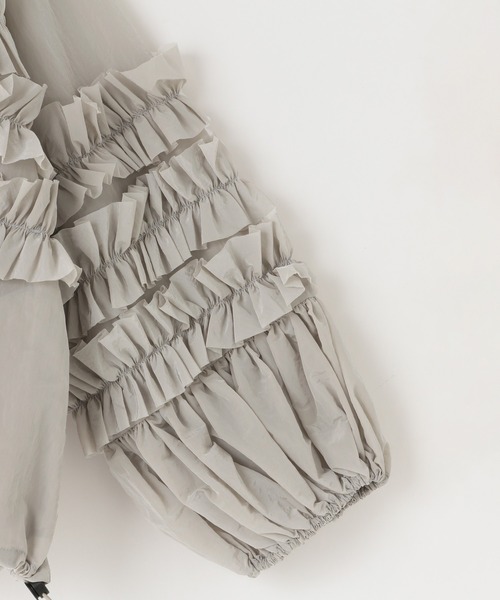 LOWRYS FARM（ローリーズファーム）の「フリルナイロンブルゾン 145390