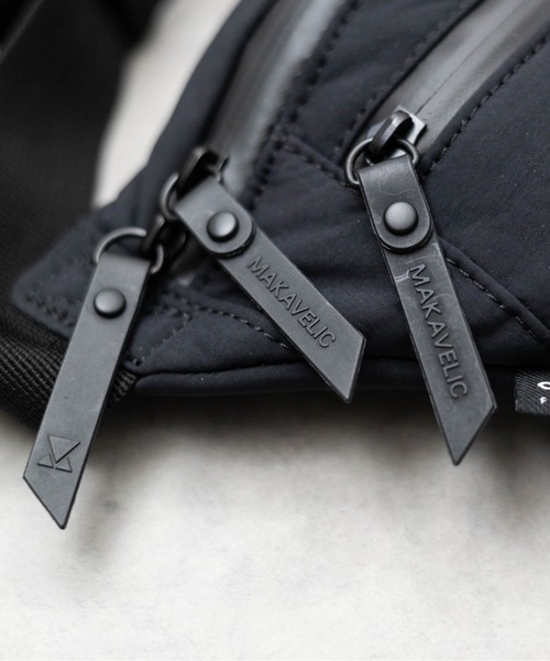 【セール】★MAKAVELIC★ GRAVITY WAIST BAG（ボディバッグ/ウエストポーチ）｜MAKAVELIC（マキャベリック）
