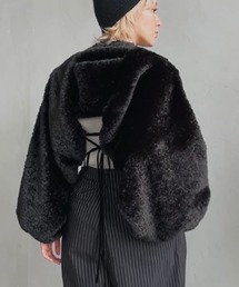 ORIENT MILLINERY | COCON【ｺｺﾝ】エコファー 2WAY バルーンアームボレロ(その他アウター)