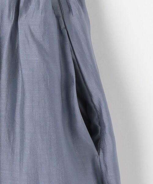 green label relaxing（グリーンレーベルリラクシング）の「シアー ギャザー スカート 3（スカート・レディース・ライトグレー/ロイヤルブルー/ダークグレー/ライラック/ケリーグリーン・FREE）」の22枚目の写真