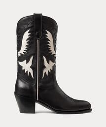 ポロ　ラルフローレン　 スエードウエスタンブーツ　ほぼ未使用 ウェスタンブーツ Ralph Lauren(ラルフローレン) ブーツ