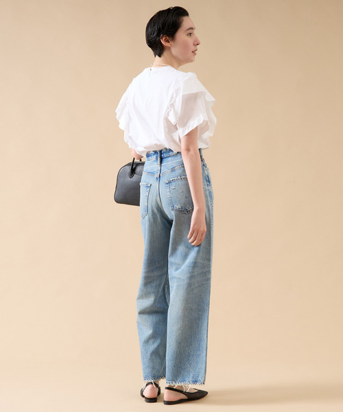 martinique(マルティニーク)の「【upper hights/アッパーハイツ】N1C201502AGM THE NIECE(デニムパンツ・レディース・ブルー・22/23/24)」の7枚目の写真