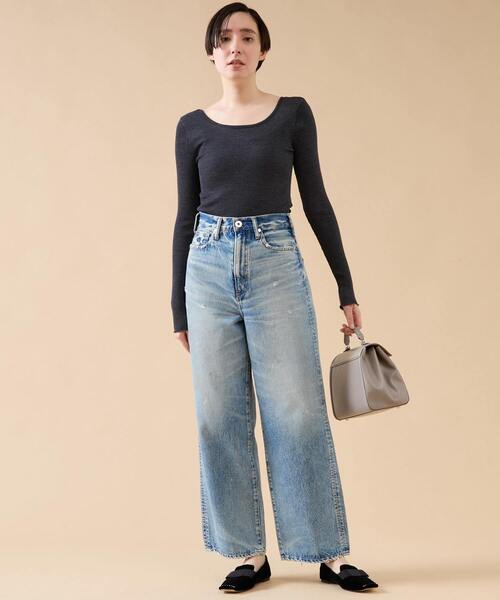 martinique(マルティニーク)の「【upper hights/アッパーハイツ】N1C201502AGM THE NIECE(デニムパンツ・レディース・ブルー・22/23/24)」の8枚目の写真
