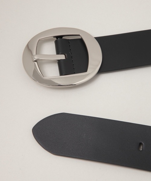 RAGEBLUE（レイジブルー）の「オーバルバックルベルト（ベルト・レディース・ブラック・FREE）」の3枚目の写真