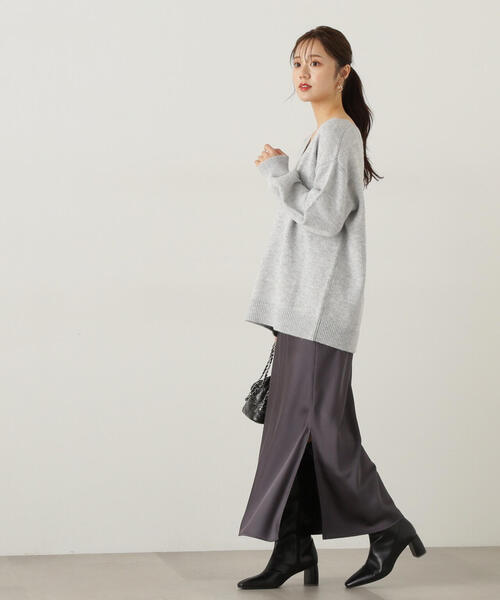 PROPORTION BODY DRESSING（プロポーションボディドレッシング）の「深Ｖニット / 1214270013（ニット/セーター・レディース・グレー/ダークグレー/ベージュ・FREE）」の17枚目の写真