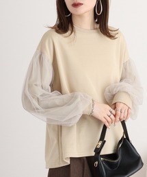 Eglantine チュール袖カットソー