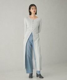 ＜EMMEL REFINES＞EM テレコ カーディガン ワンピース