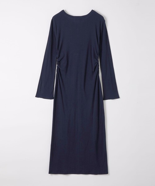 EMMEL REFINES（エメルリファインズ）の「＜EMMEL REFINES＞EM テレコ カーディガン ワンピース（ワンピース・レディース・ネイビー/ライトブルー・FREE）」の8枚目の写真