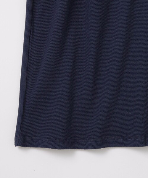 EMMEL REFINES（エメルリファインズ）の「＜EMMEL REFINES＞EM テレコ カーディガン ワンピース（ワンピース・レディース・ネイビー/ライトブルー・FREE）」の11枚目の写真