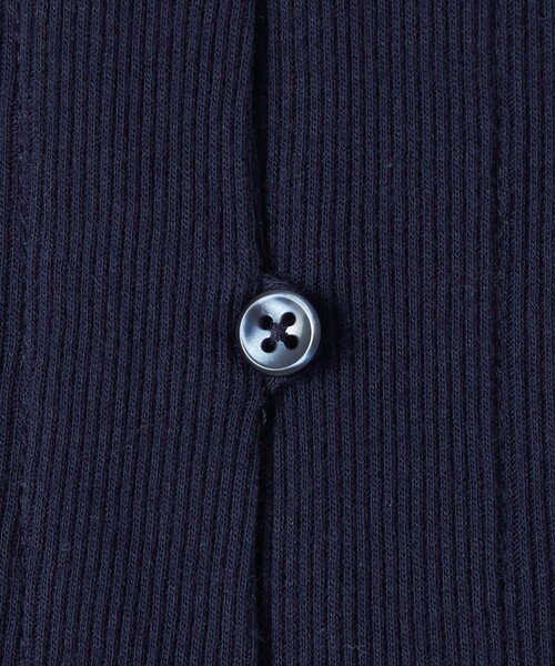 EMMEL REFINES（エメルリファインズ）の「＜EMMEL REFINES＞EM テレコ カーディガン ワンピース（ワンピース・レディース・ネイビー/ライトブルー・FREE）」の12枚目の写真