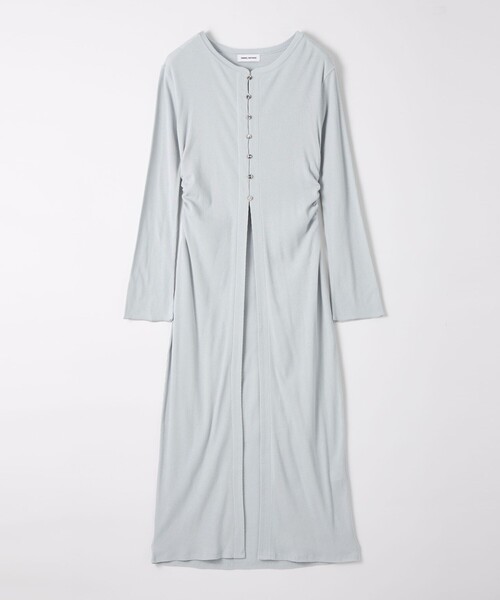 EMMEL REFINES（エメルリファインズ）の「＜EMMEL REFINES＞EM テレコ カーディガン ワンピース（ワンピース・レディース・ネイビー/ライトブルー・FREE）」の14枚目の写真