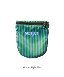 PUEBCO(vGuR)SCHOOL TIE FABRIC SEMICIRCLE POUCH(|[`)