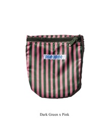 PUEBCO(vGuR)SCHOOL TIE FABRIC SEMICIRCLE POUCH(|[`)