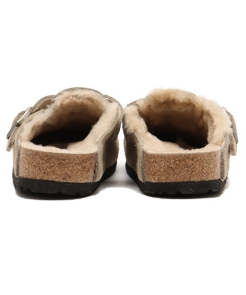 BIRKENSTOCK BOSTON SHEARLING LEVE TAUPE LAF
