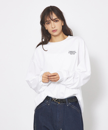 【POLER/ポーラー】ENLIGHTENMENT L/S TEE/ワンポイント刺繍ロングTシャツ