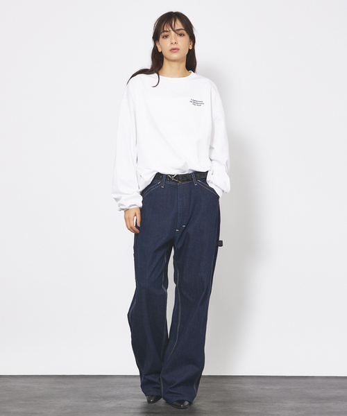 POLeR(ポーラー)の「【POLER/ポーラー】ENLIGHTENMENT L/S TEE/ワンポイント刺繍ロングTシャツ(Tシャツ/カットソー・メンズ・ホワイト/ブラック/ネイビー・M/XL/L)」の16枚目の写真