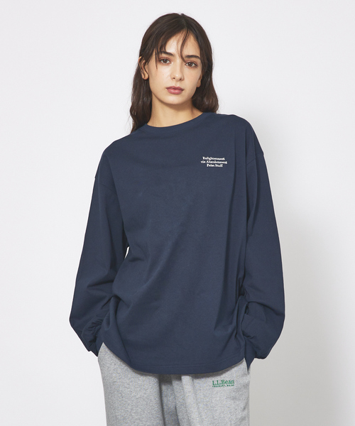 POLeR(ポーラー)の「【POLER/ポーラー】ENLIGHTENMENT L/S TEE/ワンポイント刺繍ロングTシャツ(Tシャツ/カットソー・メンズ・ホワイト/ブラック/ネイビー・M/XL/L)」の20枚目の写真