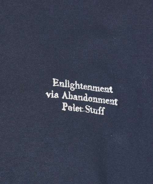 POLeR(ポーラー)の「【POLER/ポーラー】ENLIGHTENMENT L/S TEE/ワンポイント刺繍ロングTシャツ(Tシャツ/カットソー・メンズ・ホワイト/ブラック/ネイビー・M/XL/L)」の21枚目の写真