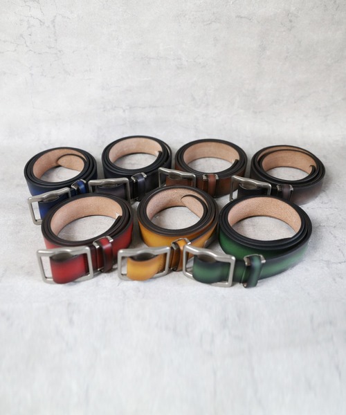 【セール】栃木レザーグラデバックルベルト（ベルト）｜Beautiful Harmony（ビューティフルハーモニー）