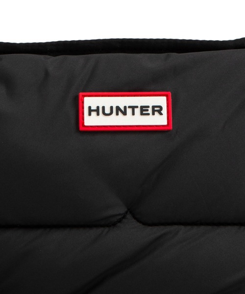 HUNTER（ハンター）の「HUNTER/ハンター ショルダーバック フレイムド パファー ミディ ホーボー FRAMED PUFFER MIDI HOBO UBX3712KBM（ショルダーバッグ・レディース・ブラック/ホワイト・FREE）」の8枚目の写真