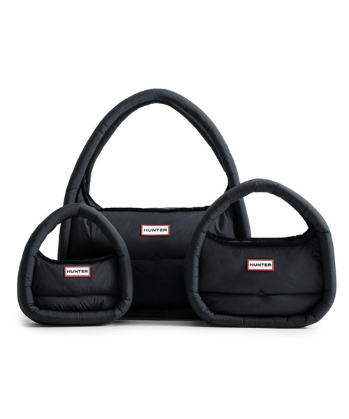 HUNTER（ハンター）の「HUNTER/ハンター ショルダーバック フレイムド パファー ミディ ホーボー FRAMED PUFFER MIDI HOBO UBX3712KBM（ショルダーバッグ・レディース・ブラック/ホワイト・FREE）」の10枚目の写真