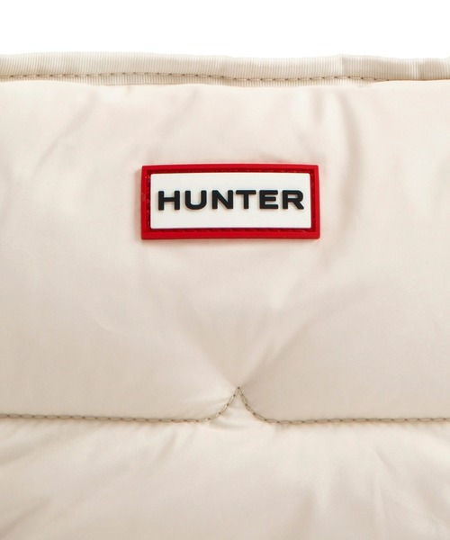 HUNTER（ハンター）の「HUNTER/ハンター ショルダーバック フレイムド パファー ミディ ホーボー FRAMED PUFFER MIDI HOBO UBX3712KBM（ショルダーバッグ・レディース・ブラック/ホワイト・FREE）」の15枚目の写真