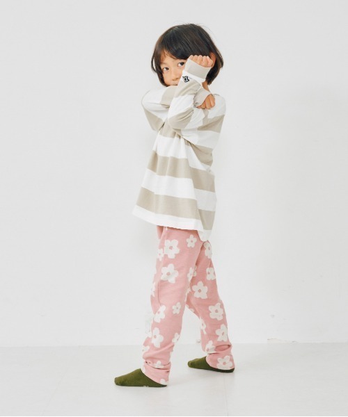 and D. petit main(アンドディープティマイン)の「【防汚加工】365D.ガラレギンス(その他パンツ・キッズ・ブラック/ピンク/グリーン/ネイビー/グレー・100cm/110cm/120cm/130cm/140cm/150cm)」の6枚目の写真
