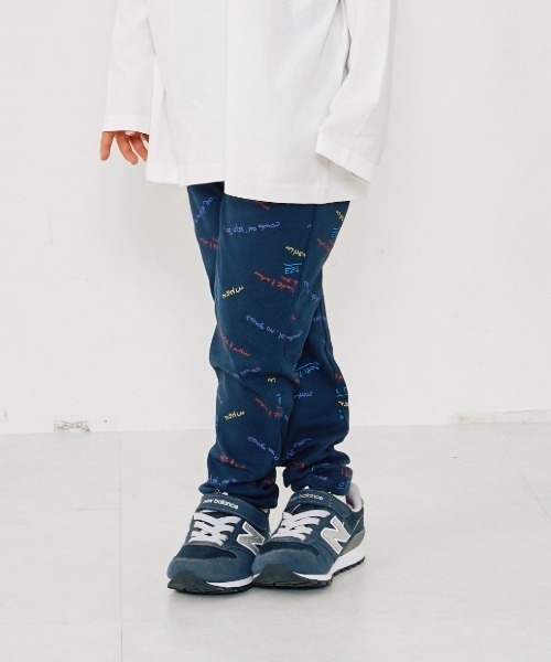 and D. petit main(アンドディープティマイン)の「【防汚加工】365D.ガラレギンス(その他パンツ・キッズ・ブラック/ピンク/グリーン/ネイビー/グレー・100cm/110cm/120cm/130cm/140cm/150cm)」の8枚目の写真