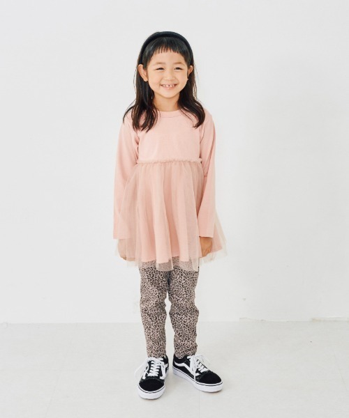 and D. petit main(アンドディープティマイン)の「【防汚加工】365D.ガラレギンス(その他パンツ・キッズ・ブラック/ピンク/グリーン/ネイビー/グレー・100cm/110cm/120cm/130cm/140cm/150cm)」の14枚目の写真