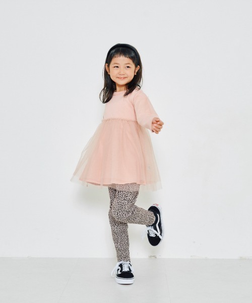 and D. petit main(アンドディープティマイン)の「【防汚加工】365D.ガラレギンス(その他パンツ・キッズ・ブラック/ピンク/グリーン/ネイビー/グレー・100cm/110cm/120cm/130cm/140cm/150cm)」の16枚目の写真
