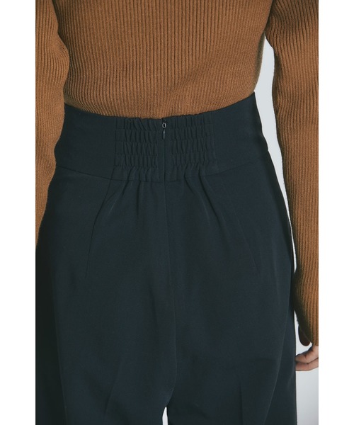 &. NOSTALGIA（アンドドットノスタルジア）の「釦デザインハイウエストタックパンツ（スラックス・レディース・グレー/ブラック・S/M）」の16枚目の写真