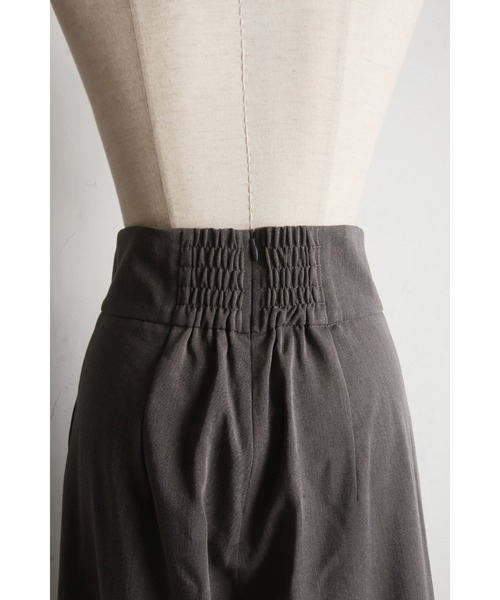 &. NOSTALGIA（アンドドットノスタルジア）の「釦デザインハイウエストタックパンツ（スラックス・レディース・グレー/ブラック・S/M）」の22枚目の写真