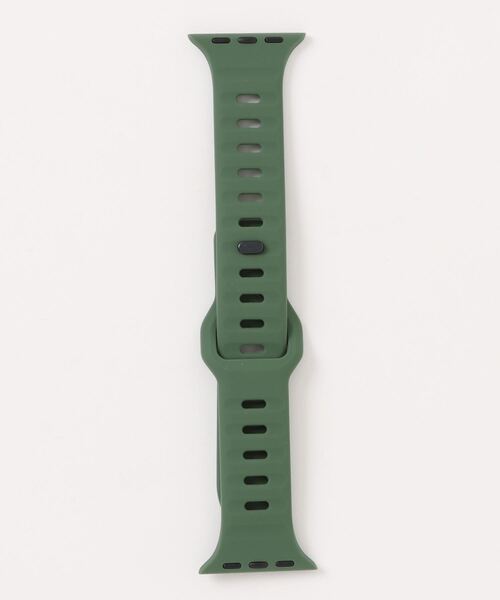 Fun & Daily(ファンアンドデイリー)の「Apple Watch カラーシリコンスポーツバンド / Ultra ウルトラ(デジタル腕時計・メンズ・ブラック/ベージュ/グレー/カーキ/グリーン/イエロー/オレンジ/ブルー/ネイビー・A/B)」の5枚目の写真
